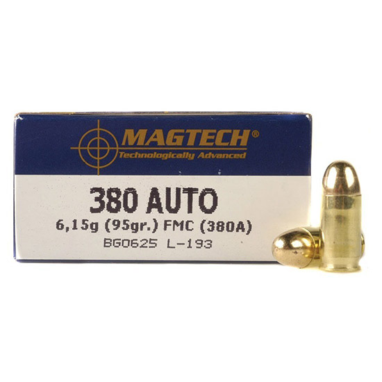 MAGTECH 380ACP 95GR FMJ 50/20 - Sale